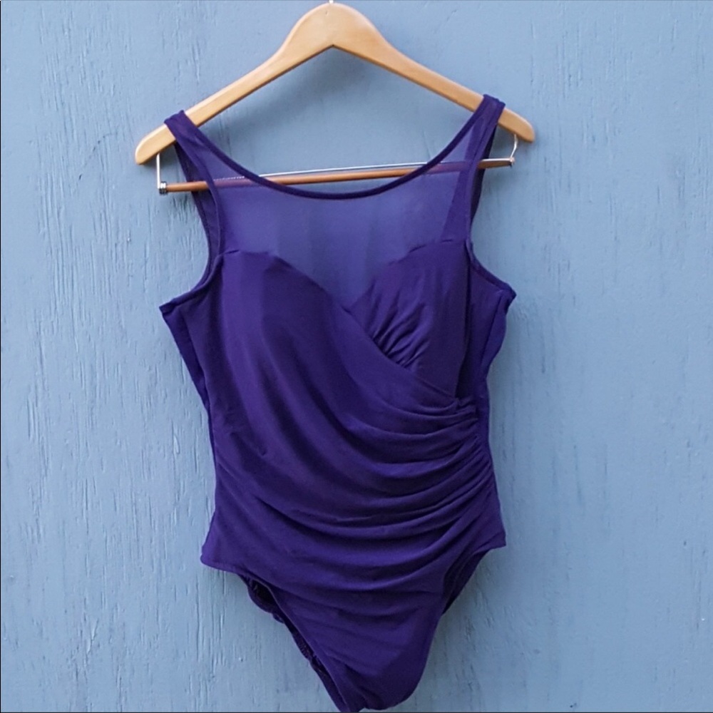 Miraclesuit Mesh One Piece Bathing Suit